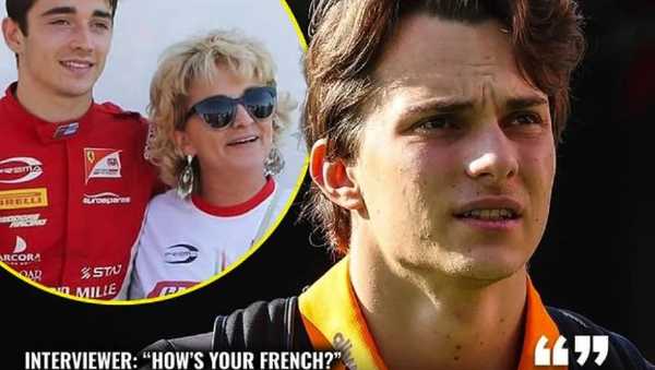 Оскара Пиастри стрижет мама Шарля Леклера